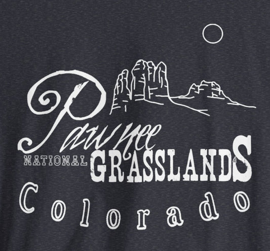 Colorado Pawnee National Grasslands Vintage Souvenir Unisex Tee