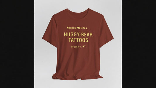 Huggy Bear Tattoos Brooklyn New York Vintage LGBTQ+ Matchbook Cruising Tee